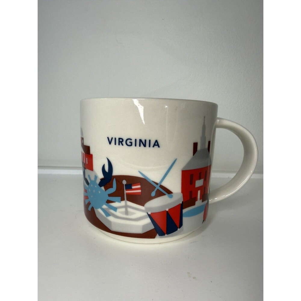 Starbucks You Are Here Virginia Mug 14oz Coffee Cup Collectible 2015